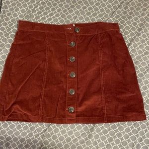 medium brown skirt